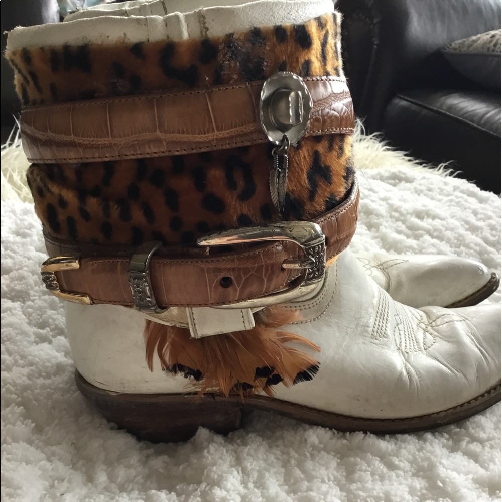 Upcycled vintage cowboy Boots